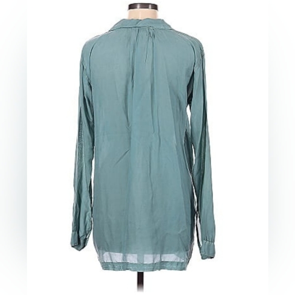 Pete & Greta Johnny Was Long Sleeve Silk Top, Size Small, NWT - Picture 2 of 9